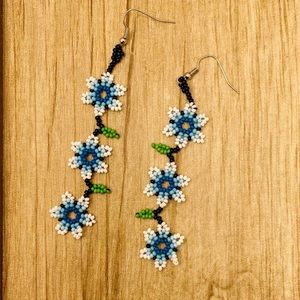 Native Cora Artisan Beaded Earring Set